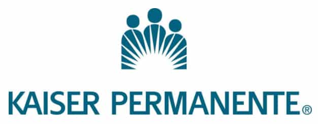 Blue and white Kaiser Permanente Logo