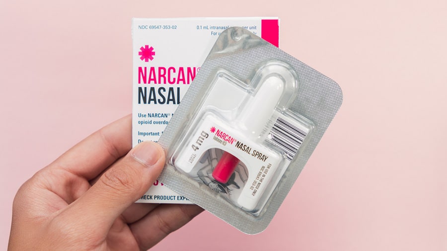 A person is holding a packaged 4mg dose of Narcan wonders how long does Naracn Nasal Spray last?
