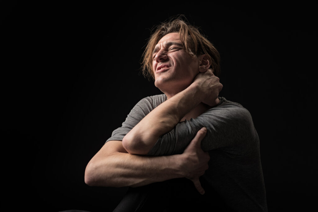 A man who is taking clonidine for opioid withdrawal.