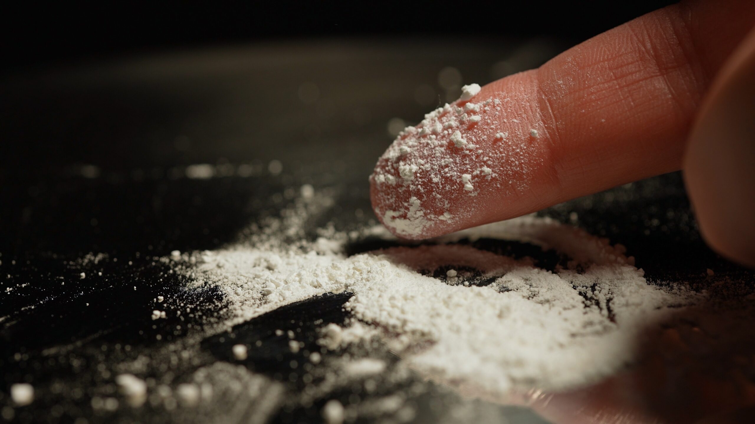 Ketamine in powder form, often used illicitly.